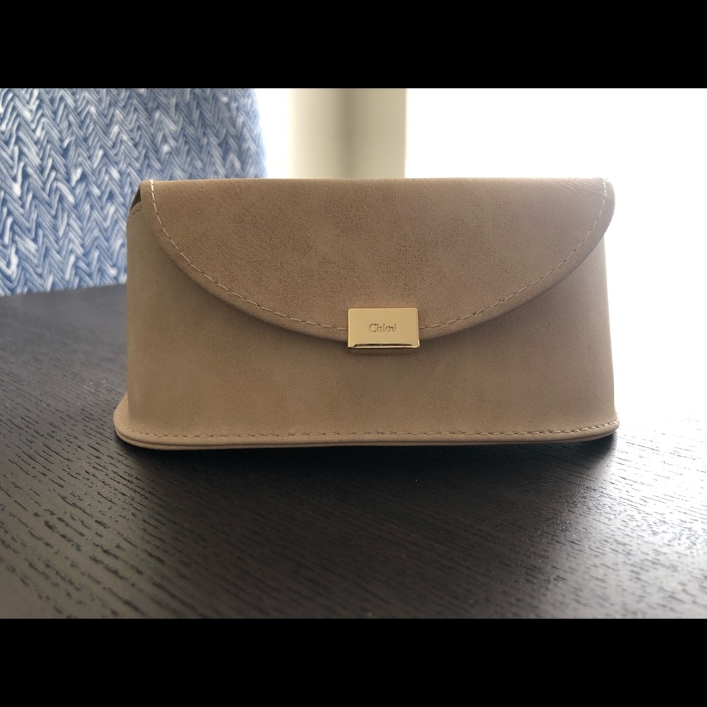 Chloe Large Suede Sunglasses Case